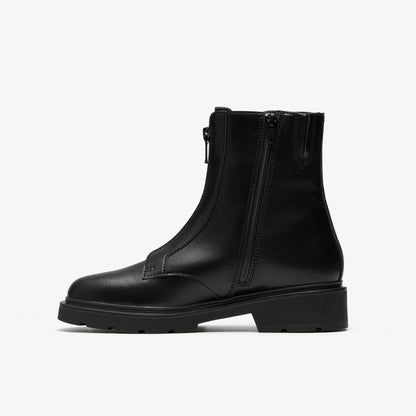 Clarks Lauryl Zip Black Leather
