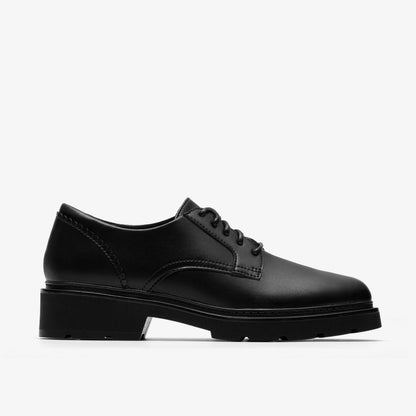 Clarks Lauryl Lace Black Leather
