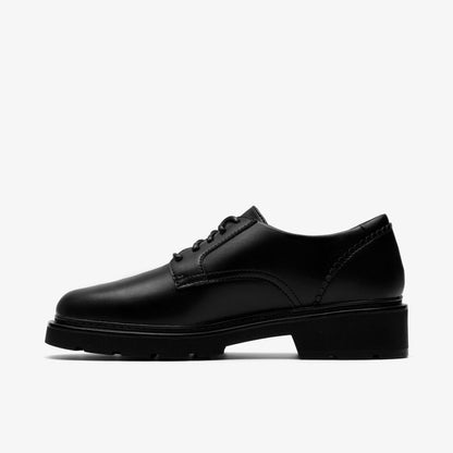 Clarks Lauryl Lace Black Leather