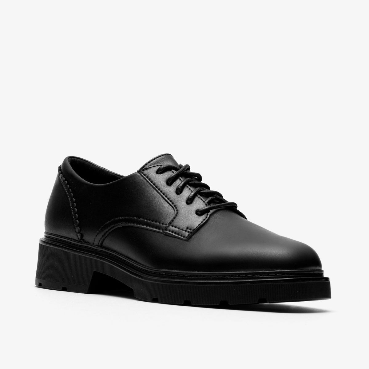 Clarks Lauryl Lace Black Leather