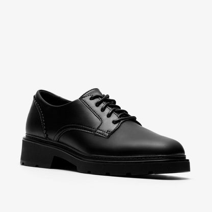 Clarks Lauryl Lace Black Leather