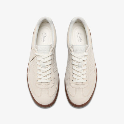Clarks Craft Rally Ace Off White Suede