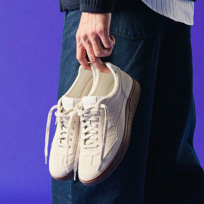 Clarks Craft Rally Ace Off White Suede