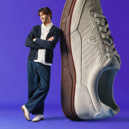 Clarks Craft Rally Ace Off White Suede