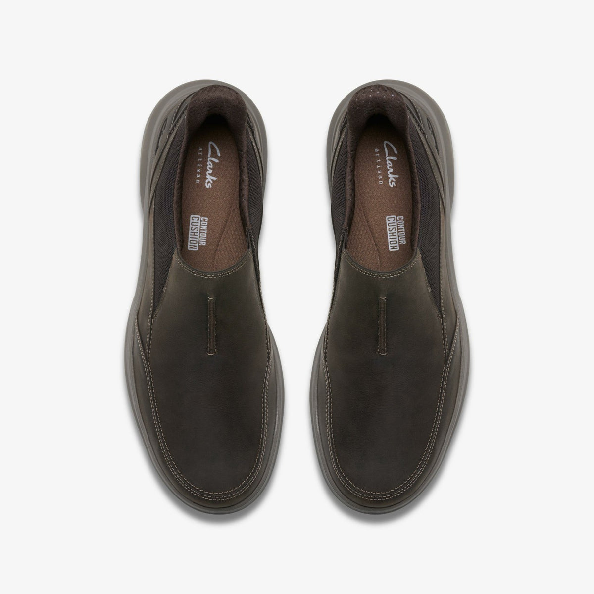 Clarks Mullan Step Dark Brown Leather