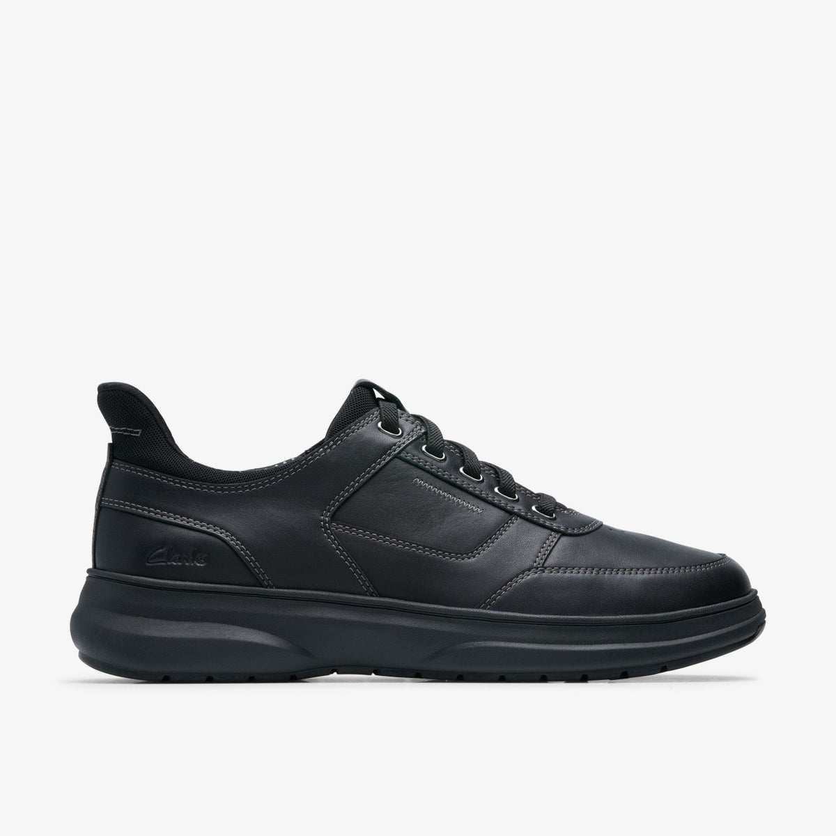 Clarks Mullan Easy Black Leather