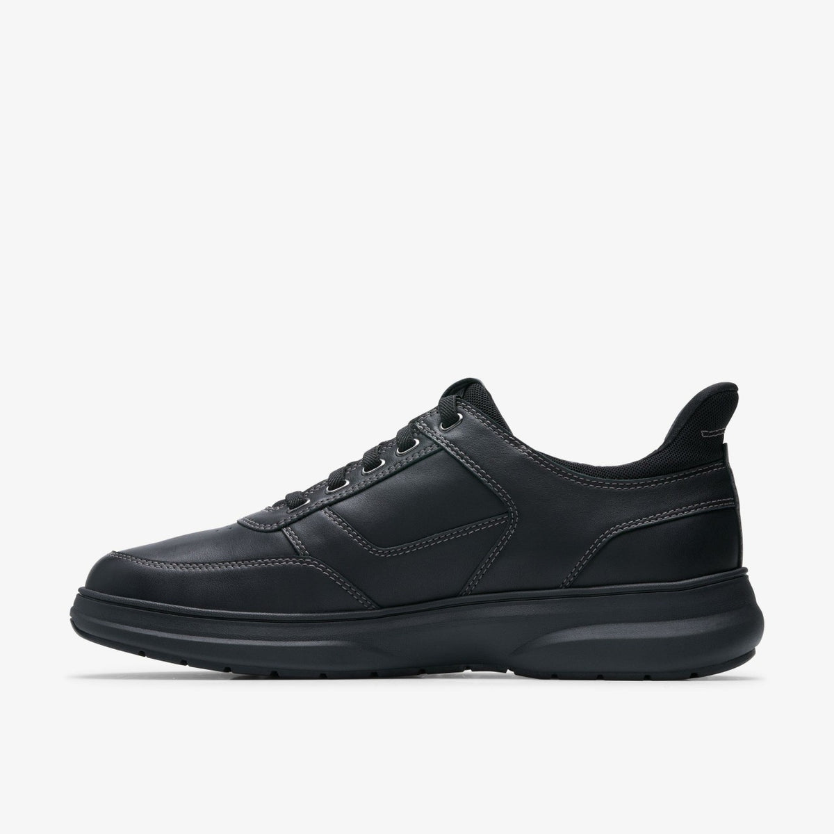 Clarks Mullan Easy Black Leather