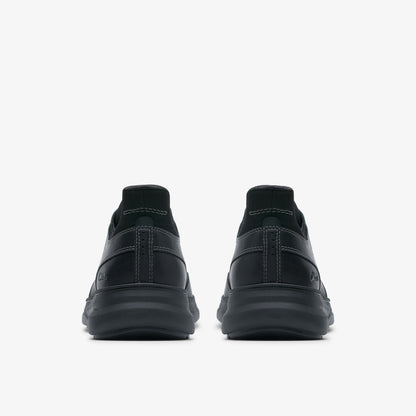 Clarks Mullan Easy Black Leather