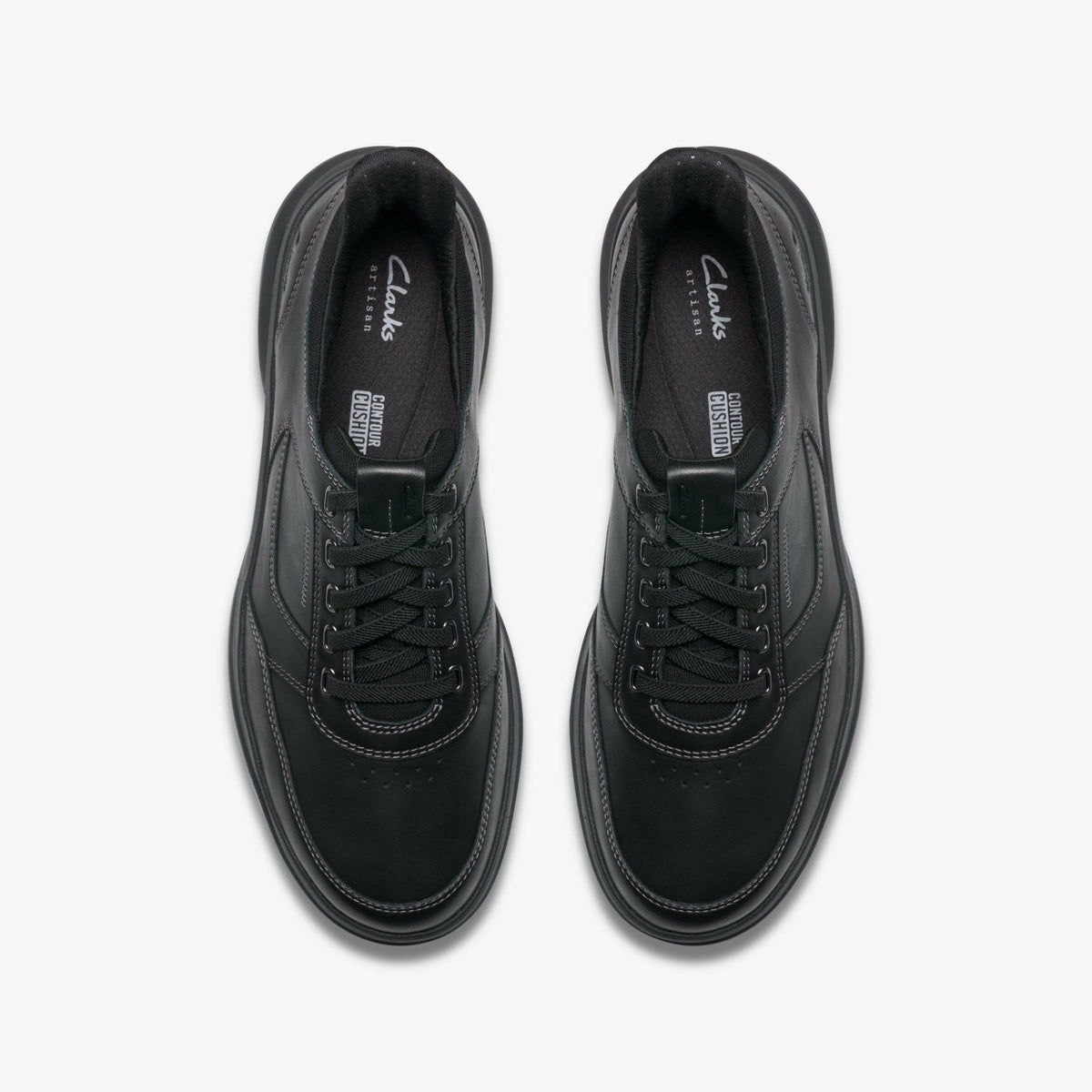 Clarks Mullan Easy Black Leather