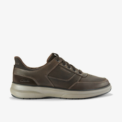 Clarks Mullan Easy Dark Brown Leather