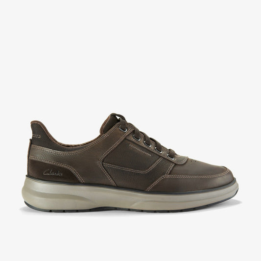 Clarks Mullan Easy Dark Brown Leather