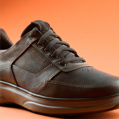 Clarks Mullan Easy Dark Brown Leather