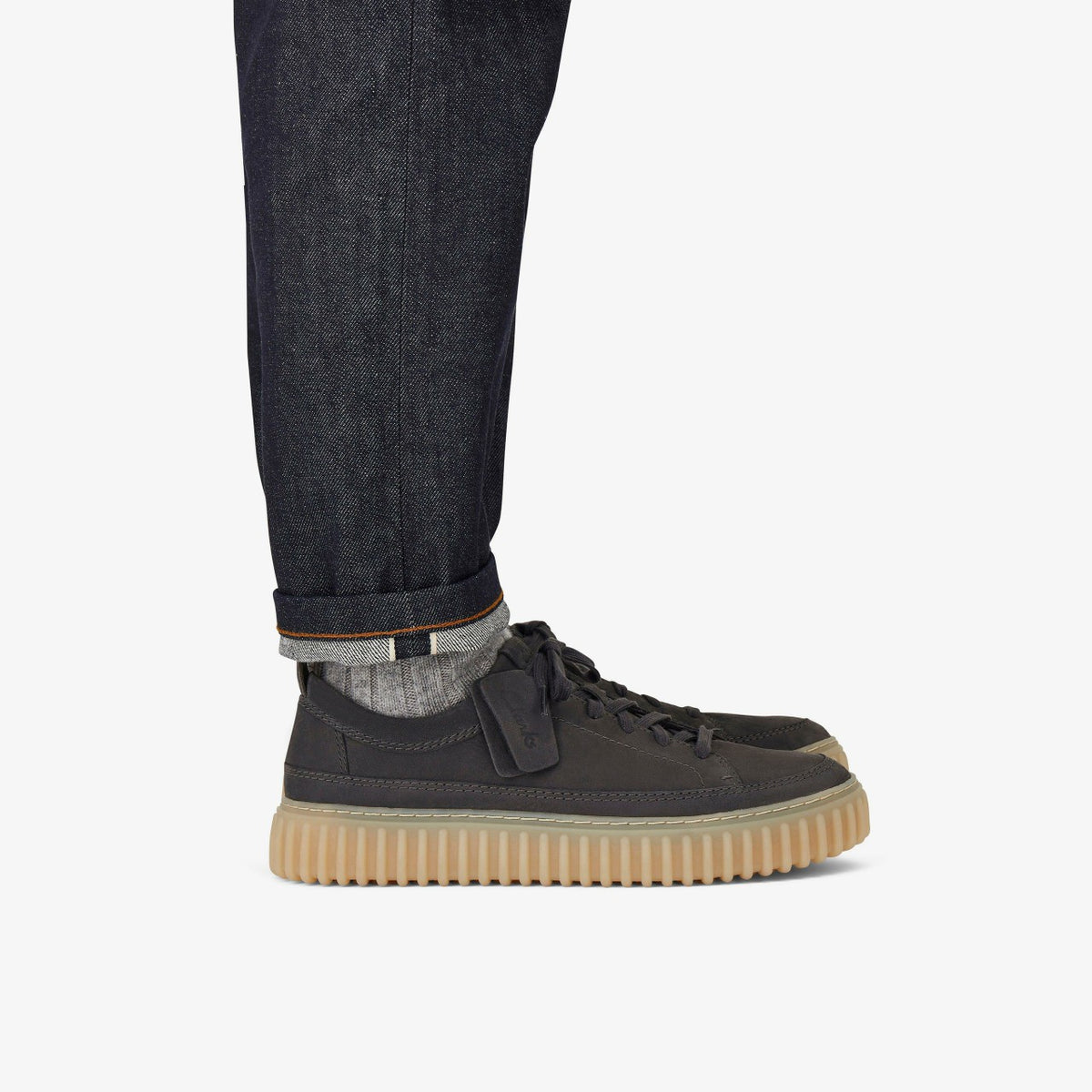 Clarks Torhill Lace Dark Grey Nubuck