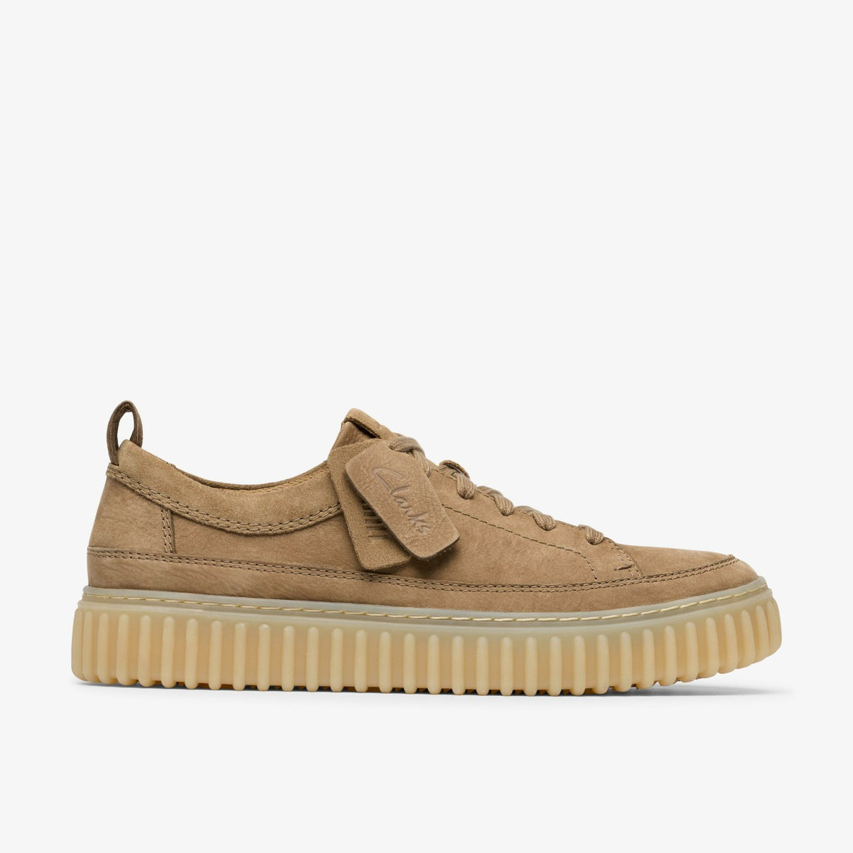 Clarks Torhill Lace Dark Sand Nubuck
