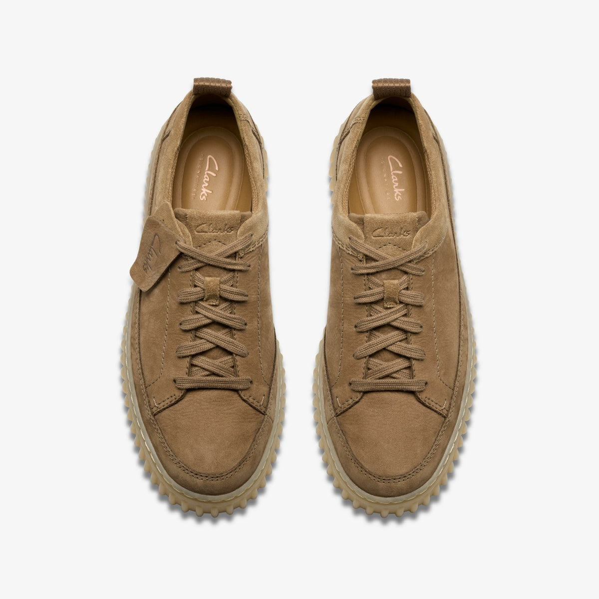 Clarks Torhill Lace Dark Sand Nubuck