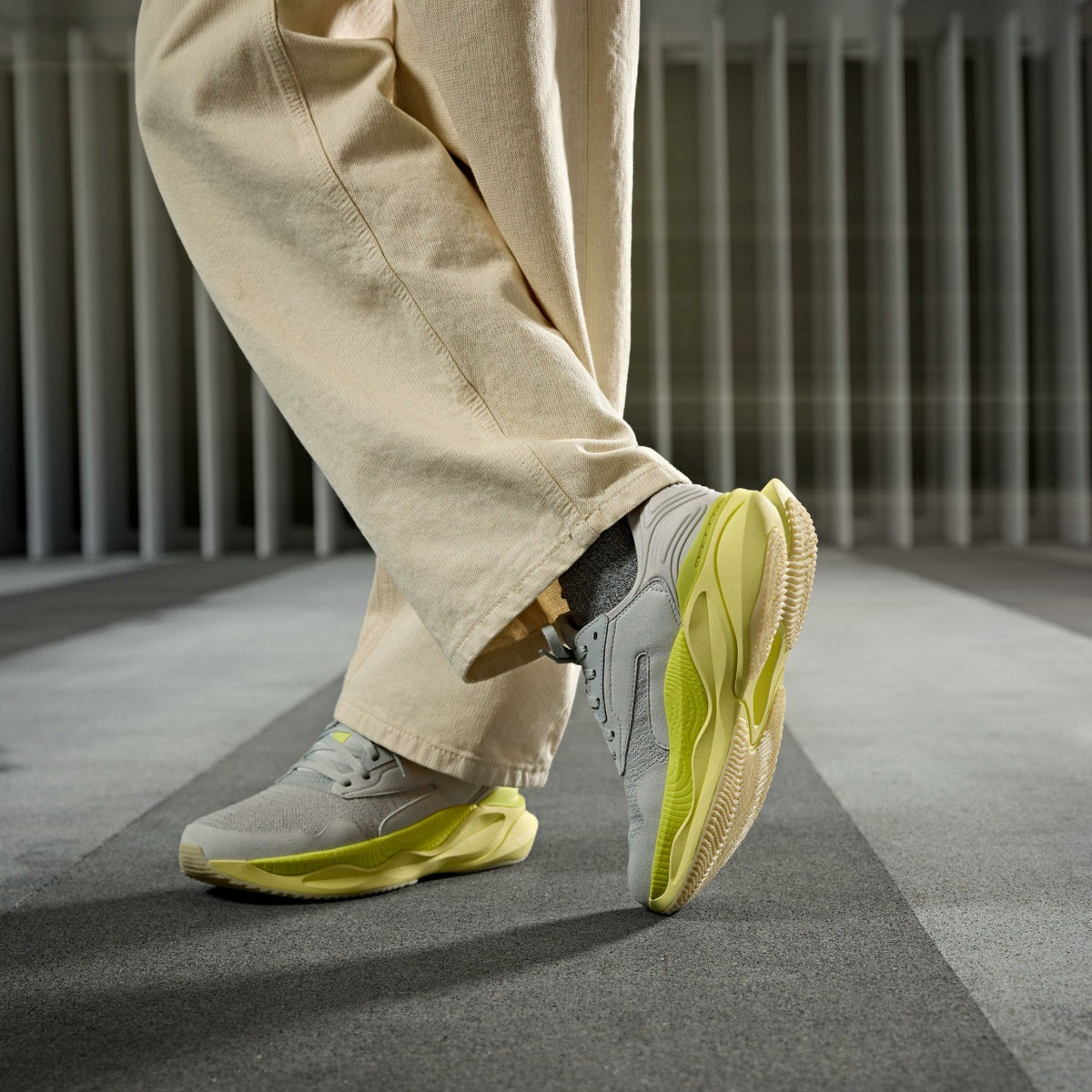 Clarks Clarks Pace Lime Combination
