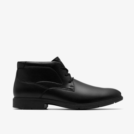 Clarks Eldredge Mid Black Leather