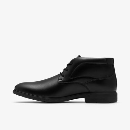 Clarks Eldredge Mid Black Leather