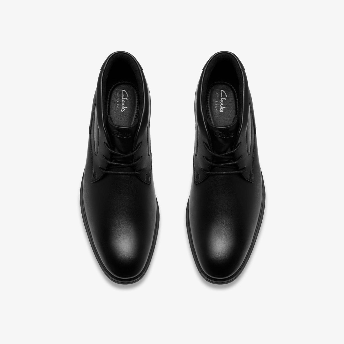 Clarks Eldredge Mid Black Leather