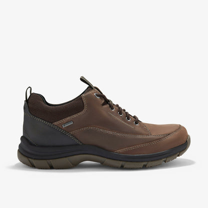 Clarks Spypath Lo GORE-TEX Dark Brown Leather