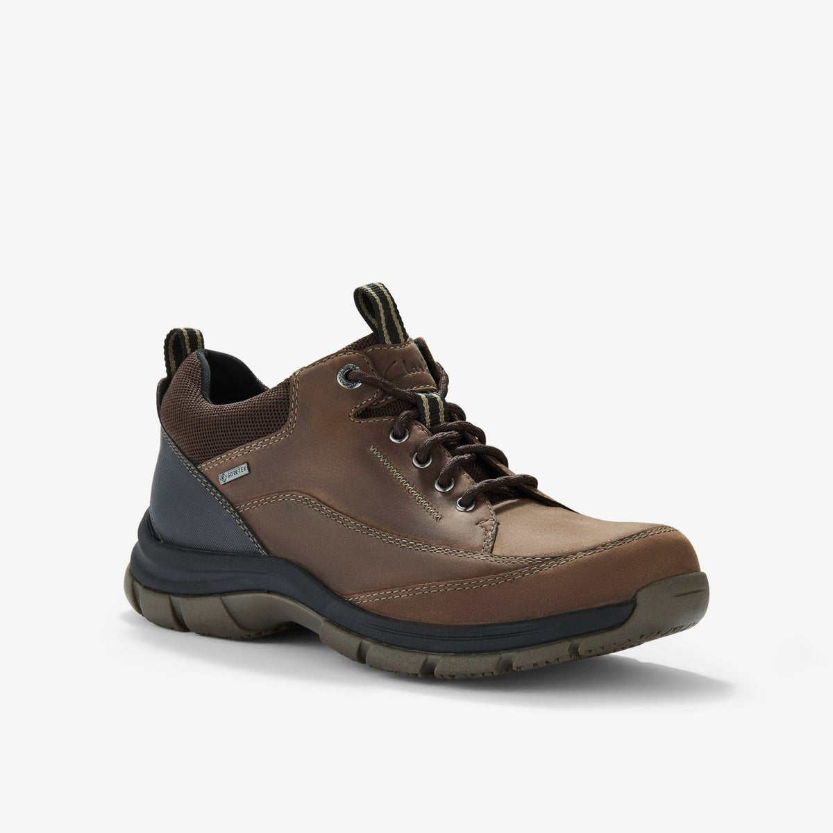Clarks Spypath Lo GORE-TEX Dark Brown Leather