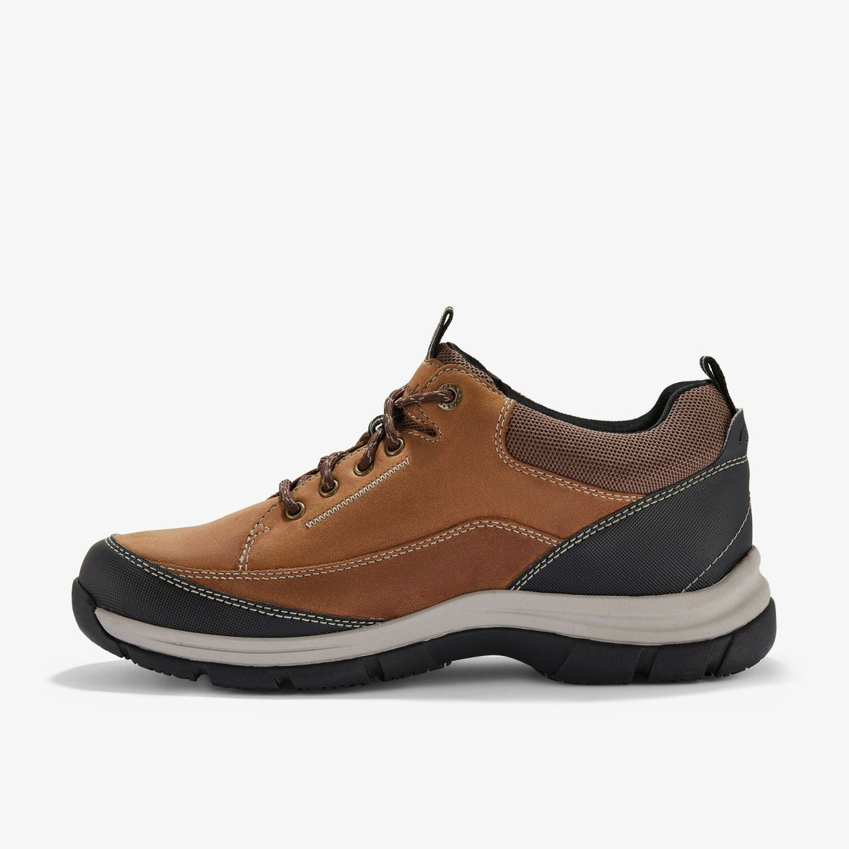 Clarks Spypath Lo GORE-TEX Dark Tan Leather