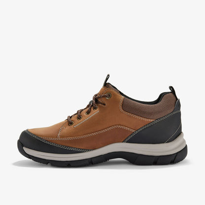 Clarks Spypath Lo GORE-TEX Dark Tan Leather