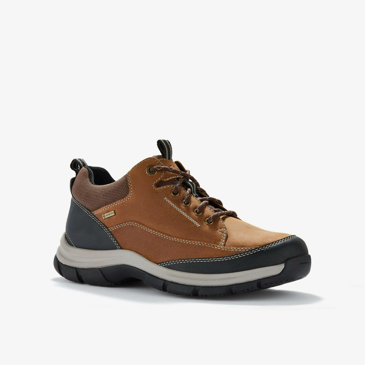 Clarks Spypath Lo GORE-TEX Dark Tan Leather