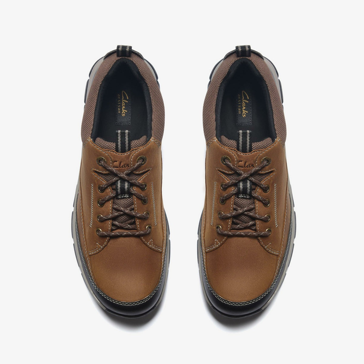 Clarks Spypath Lo GORE-TEX Dark Tan Leather