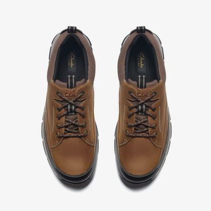 Clarks Spypath Lo GORE-TEX Dark Tan Leather