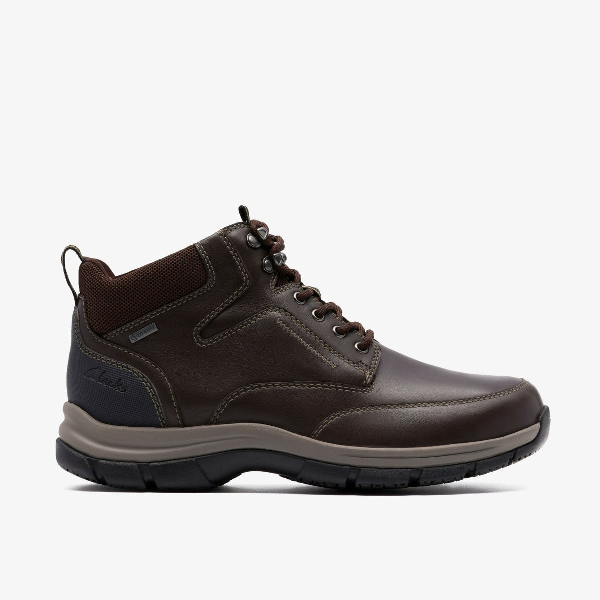 Clarks Spypath Hi GORE-TEX Dark Brown Leather