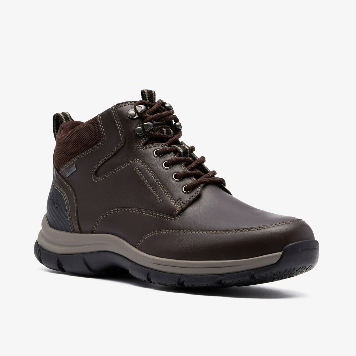Clarks Spypath Hi GORE-TEX Dark Brown Leather