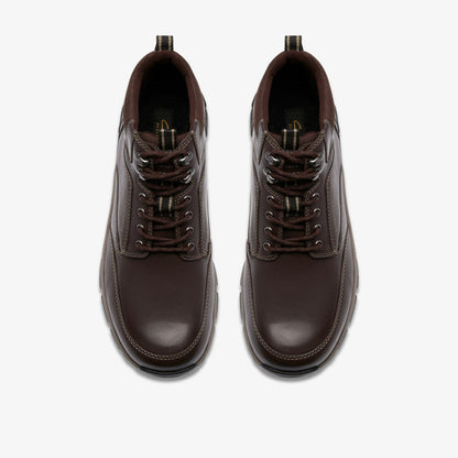 Clarks Spypath Hi GORE-TEX Dark Brown Leather