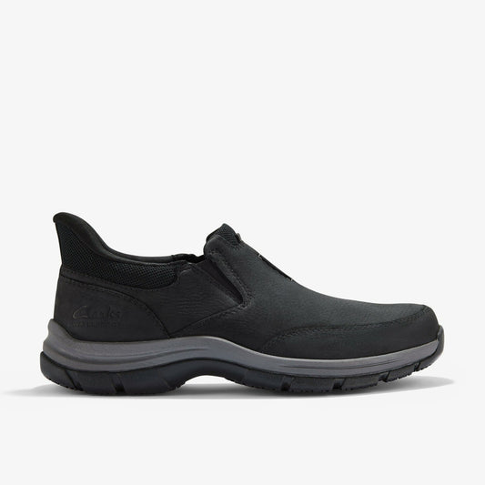 Clarks Spypath Step Black Nubuck