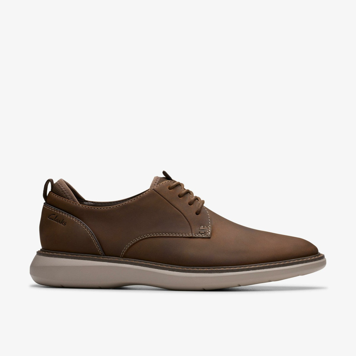 Clarks Brantin Plain Beeswax Leather