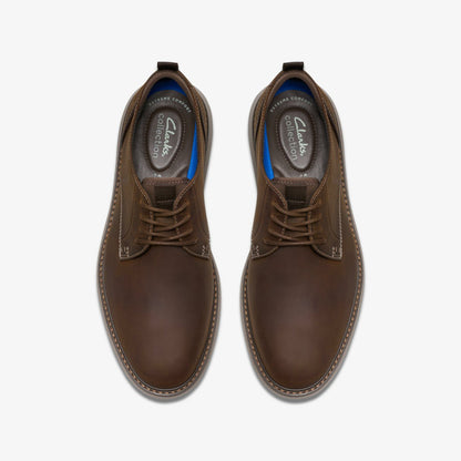Clarks Brantin Plain Beeswax Leather