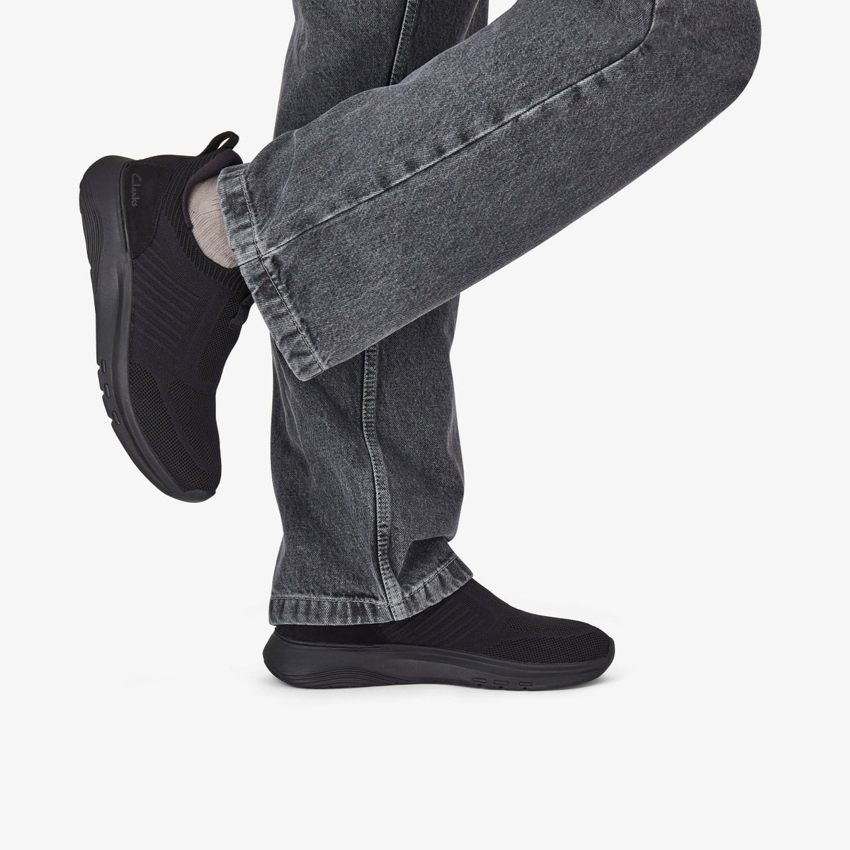 Clarks Motion Trek IN Black Knit