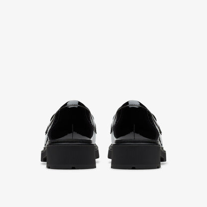 Clarks Lauryl Tassel Black Patent