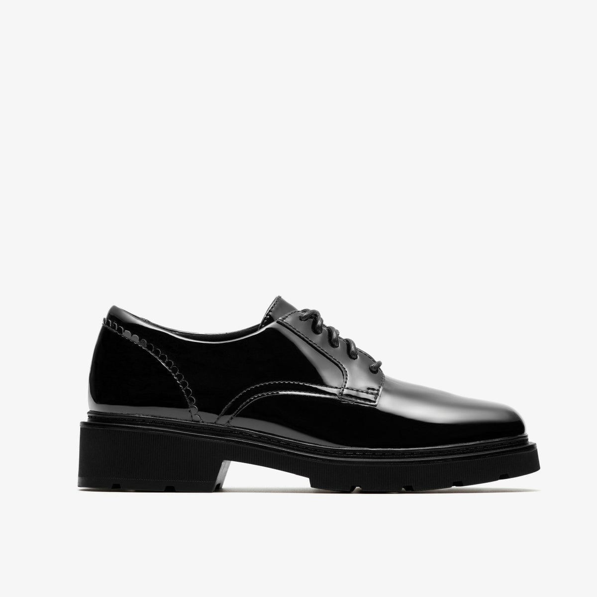 Clarks Lauryl Lace Black Patent