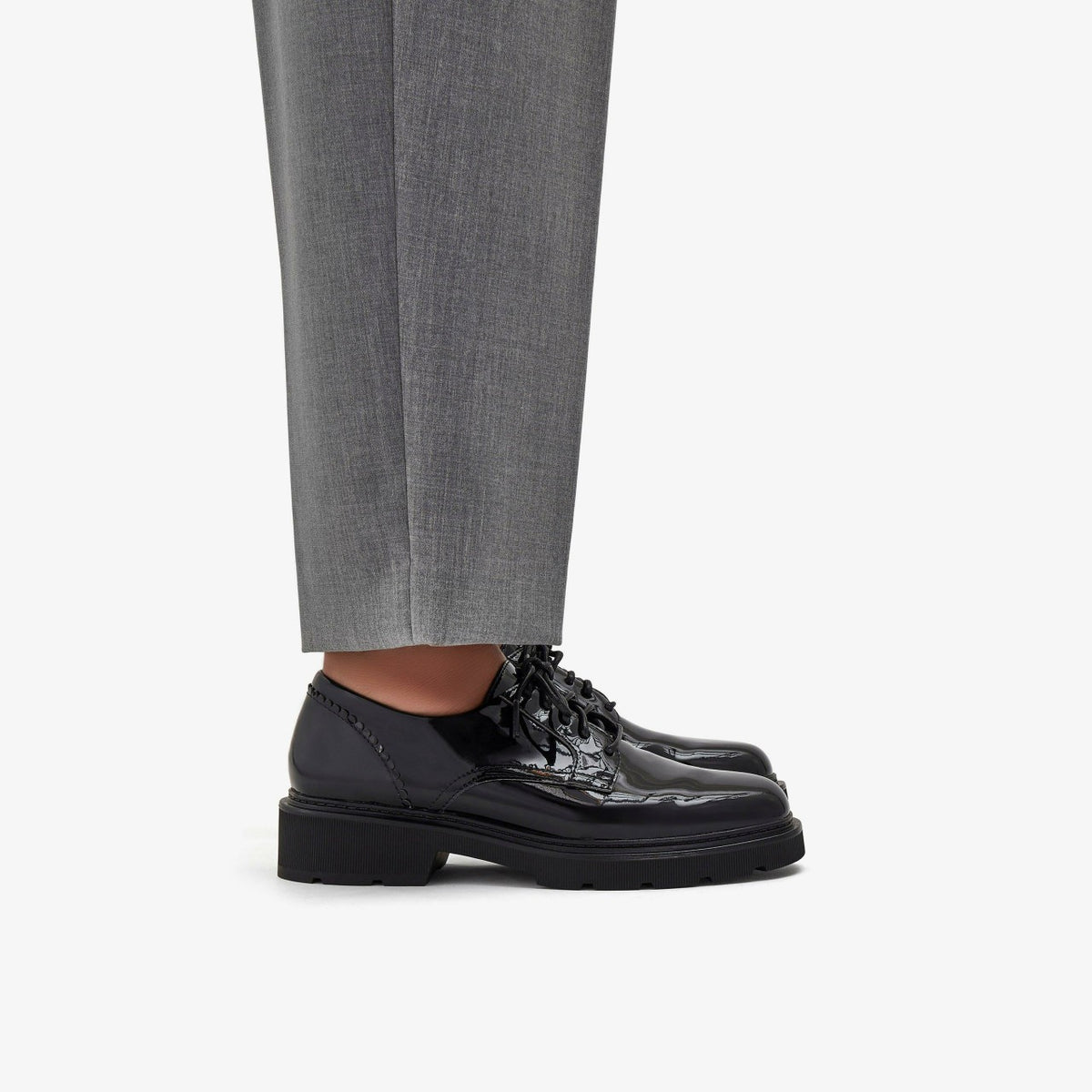 Clarks Lauryl Lace Black Patent
