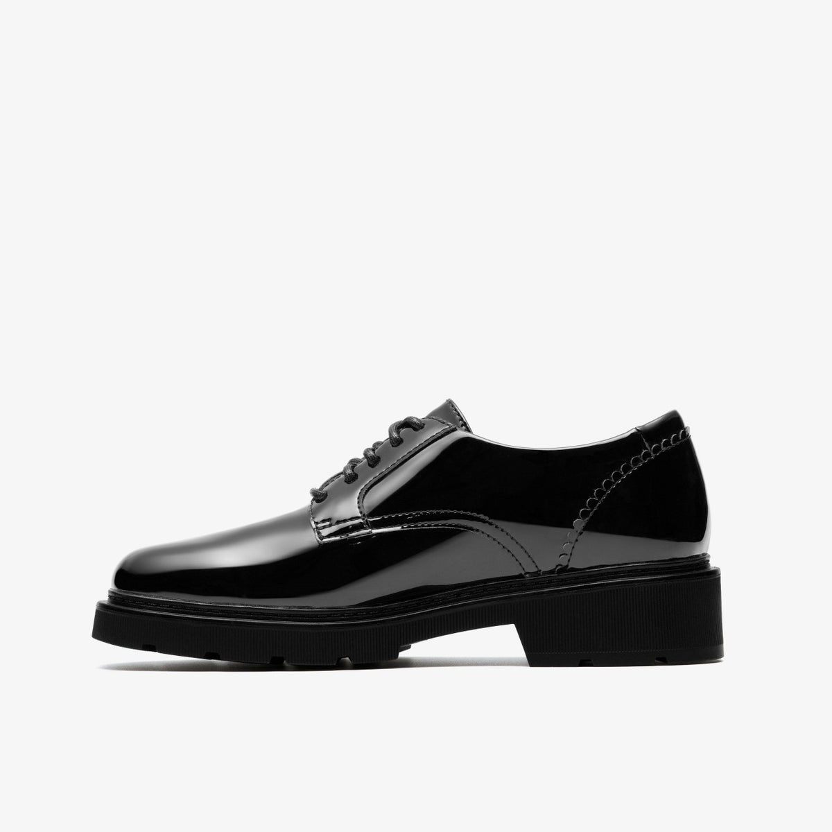 Clarks Lauryl Lace Black Patent