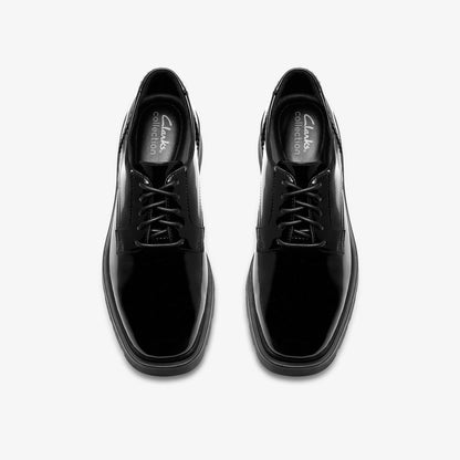 Clarks Lauryl Lace Black Patent