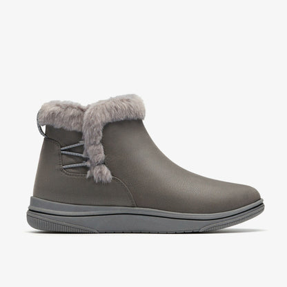 Clarks Brinkley Fur Dark Grey Combination