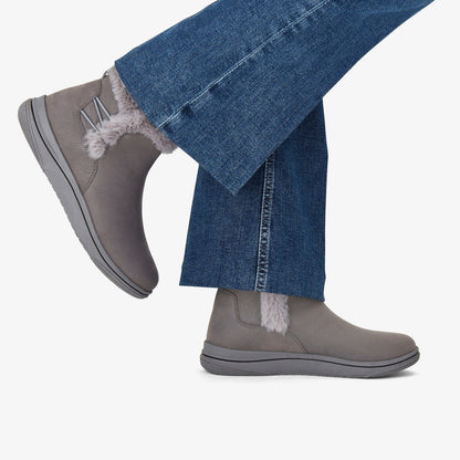Clarks Brinkley Fur Dark Grey Combination