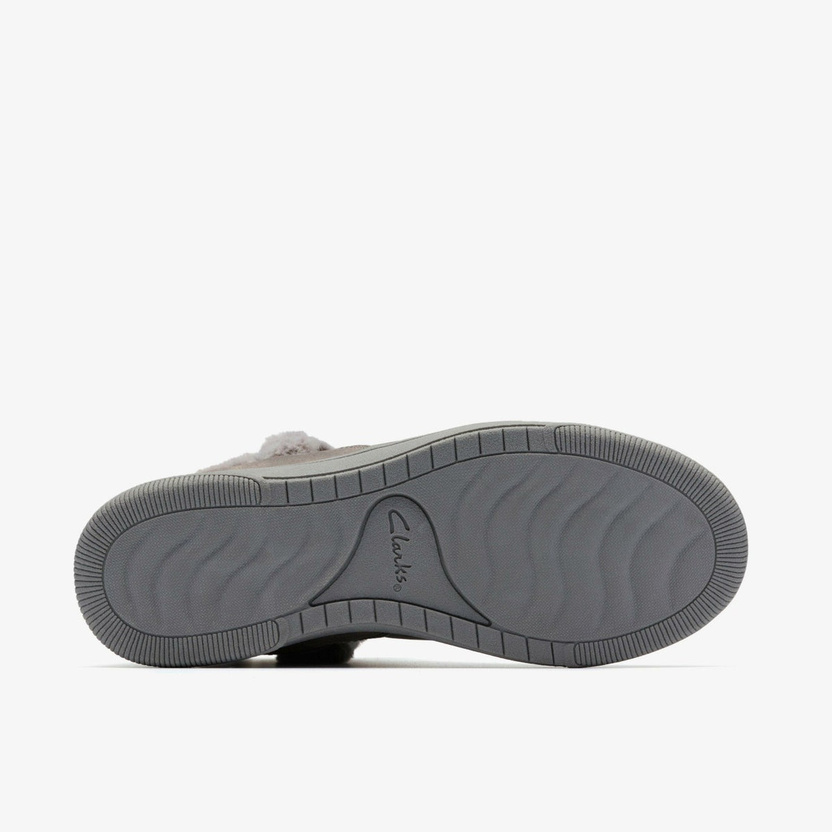 Clarks Brinkley Fur Dark Grey Combination