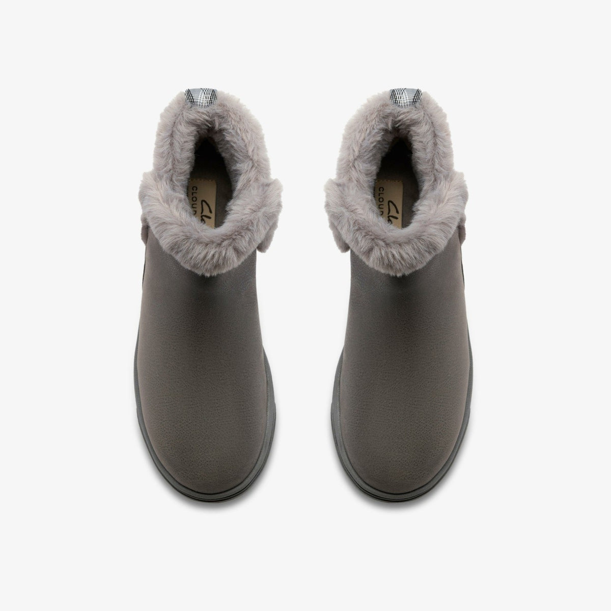 Clarks Brinkley Fur Dark Grey Combination