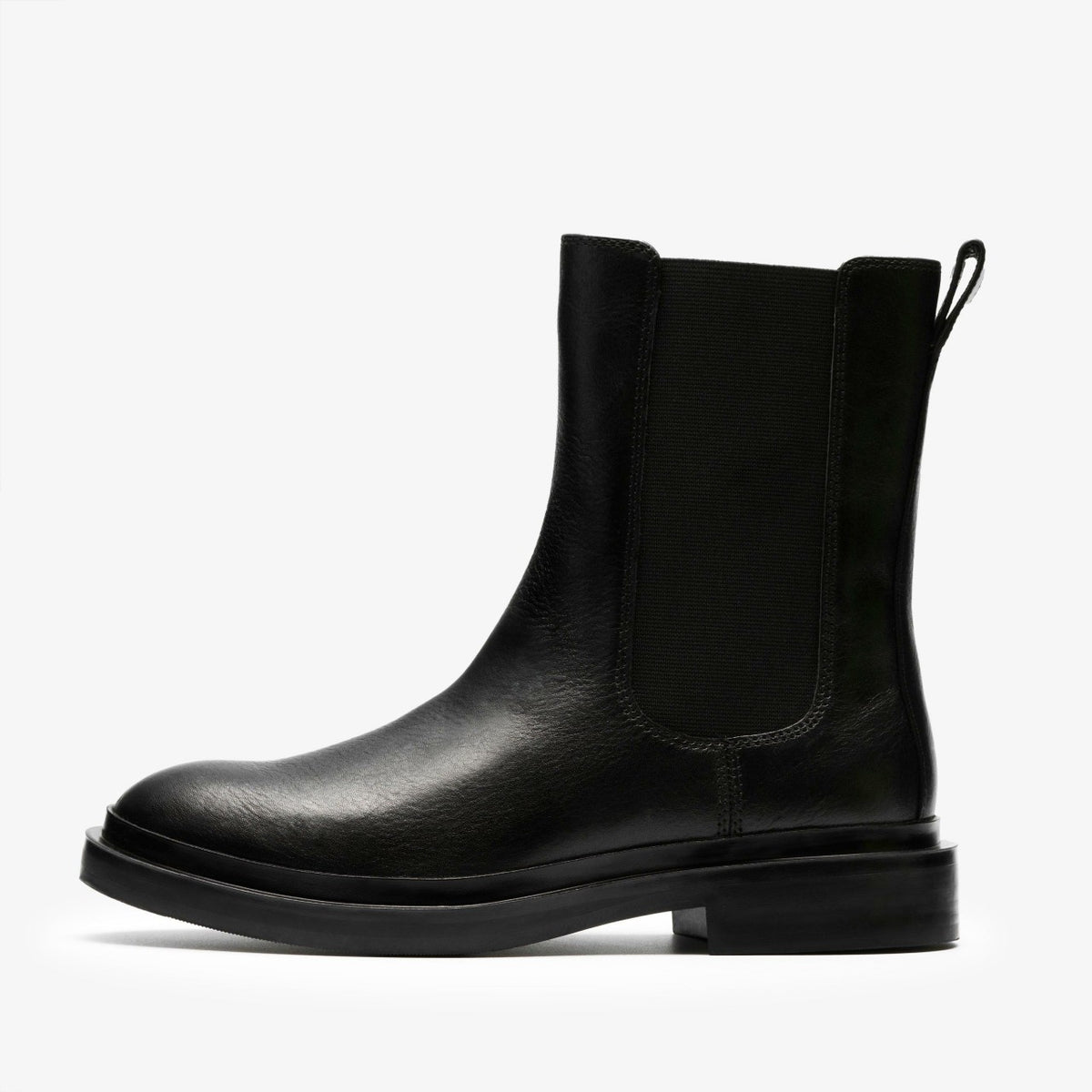 Clarks Previa Top Black Leather