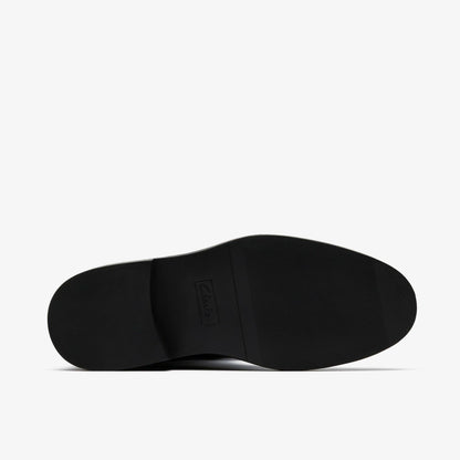 Clarks Previa Hi Black Leather