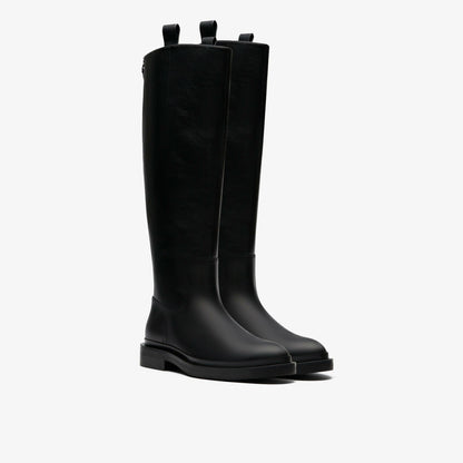 Clarks Previa Hi Black Leather