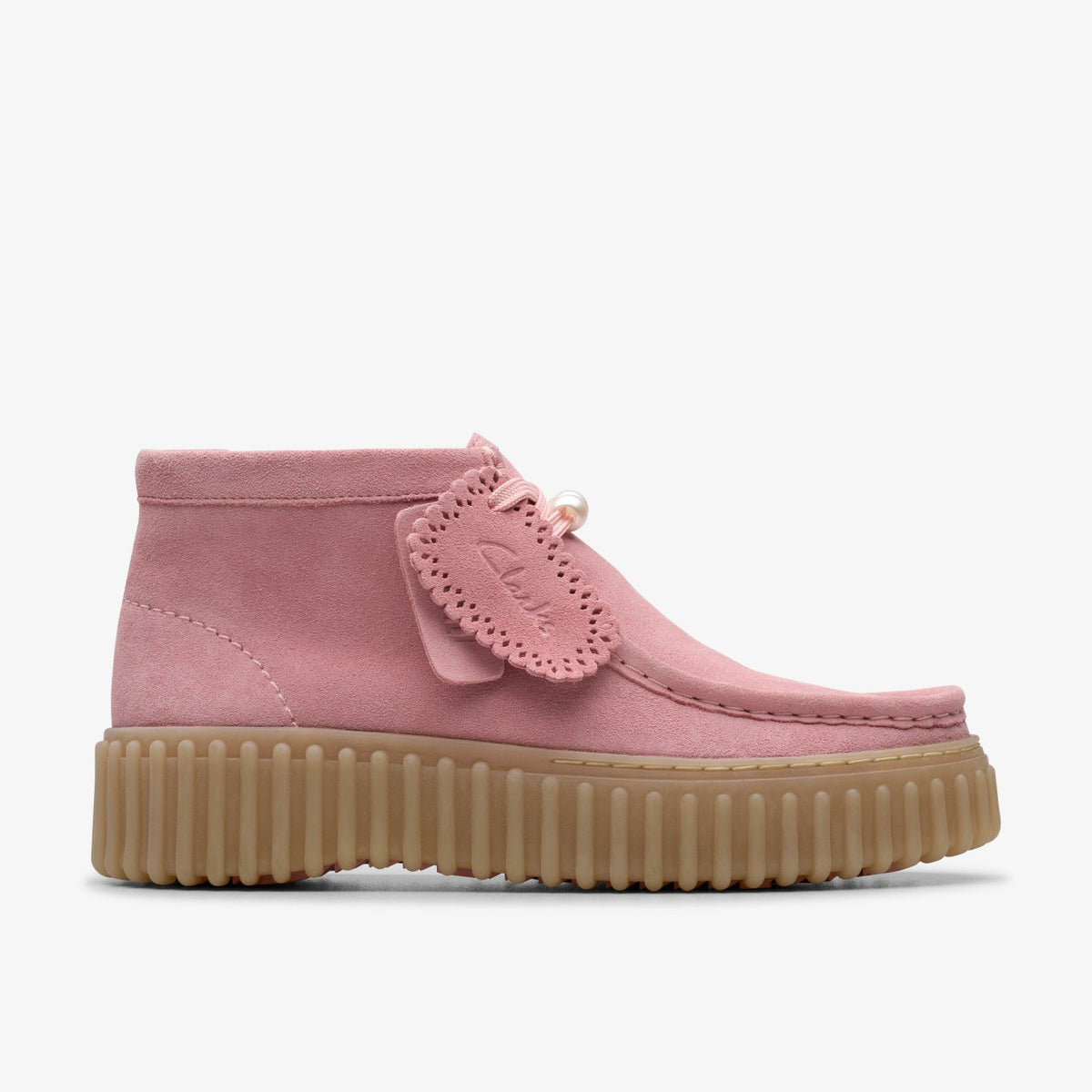 Clarks Torhill Moss Dusty Rose Suede